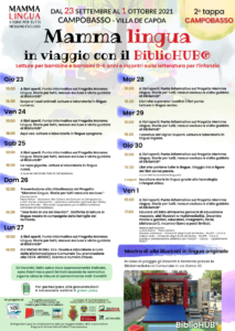 mamma lingua in viaggio con il biblioHUB a campobasso